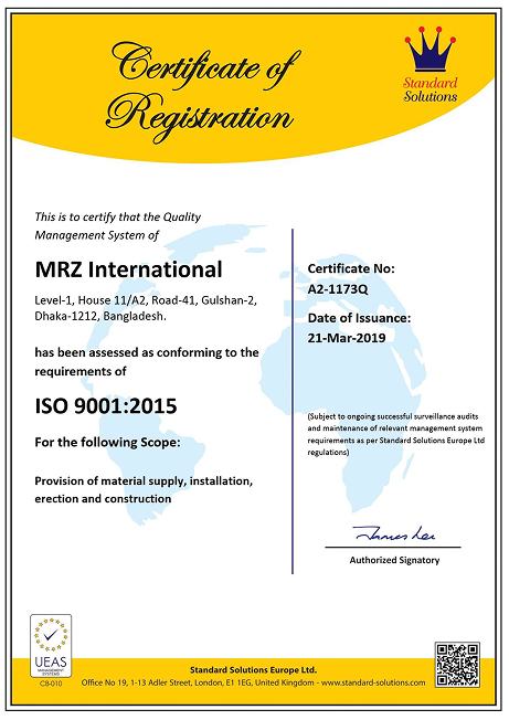 ISO Certificate